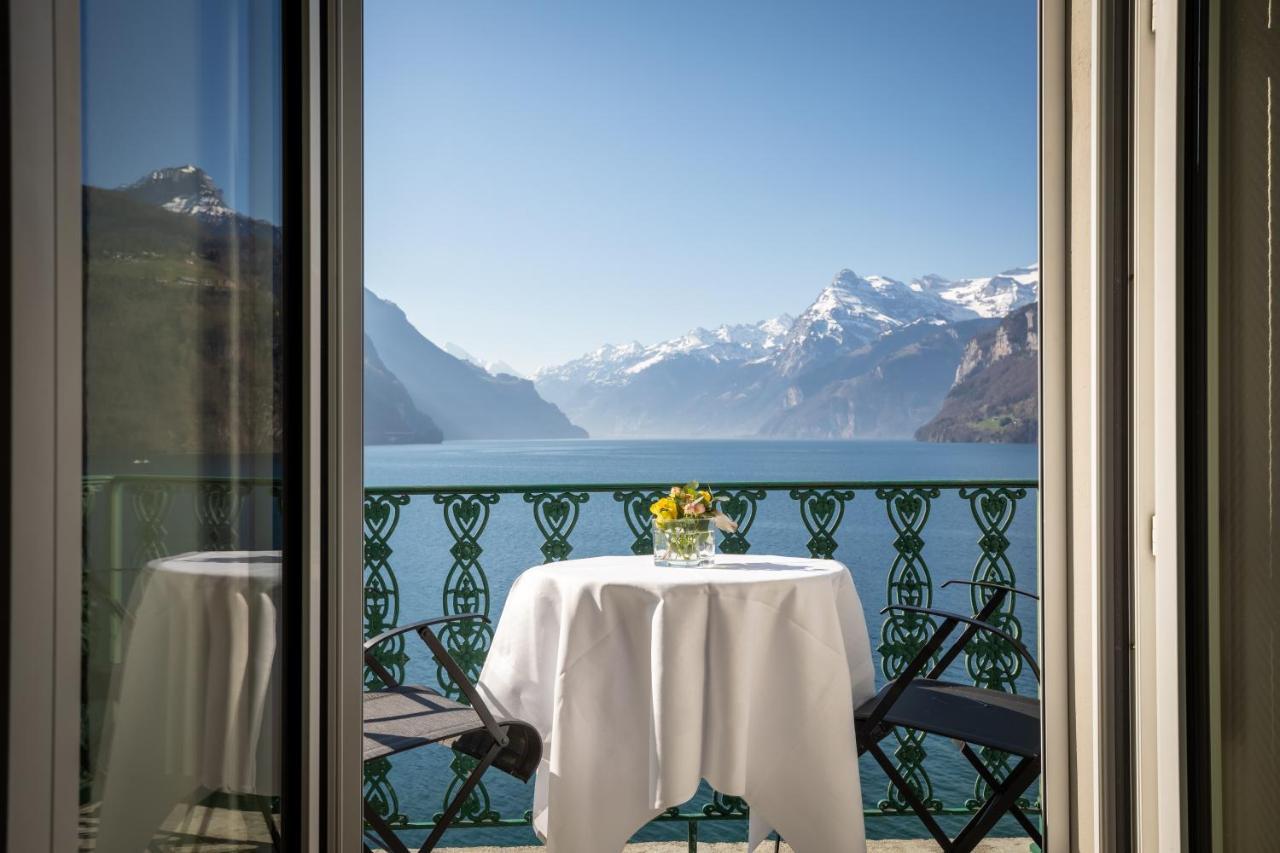 Seehotel Waldstaetterhof Swiss Quality Бруннен Экстерьер фото