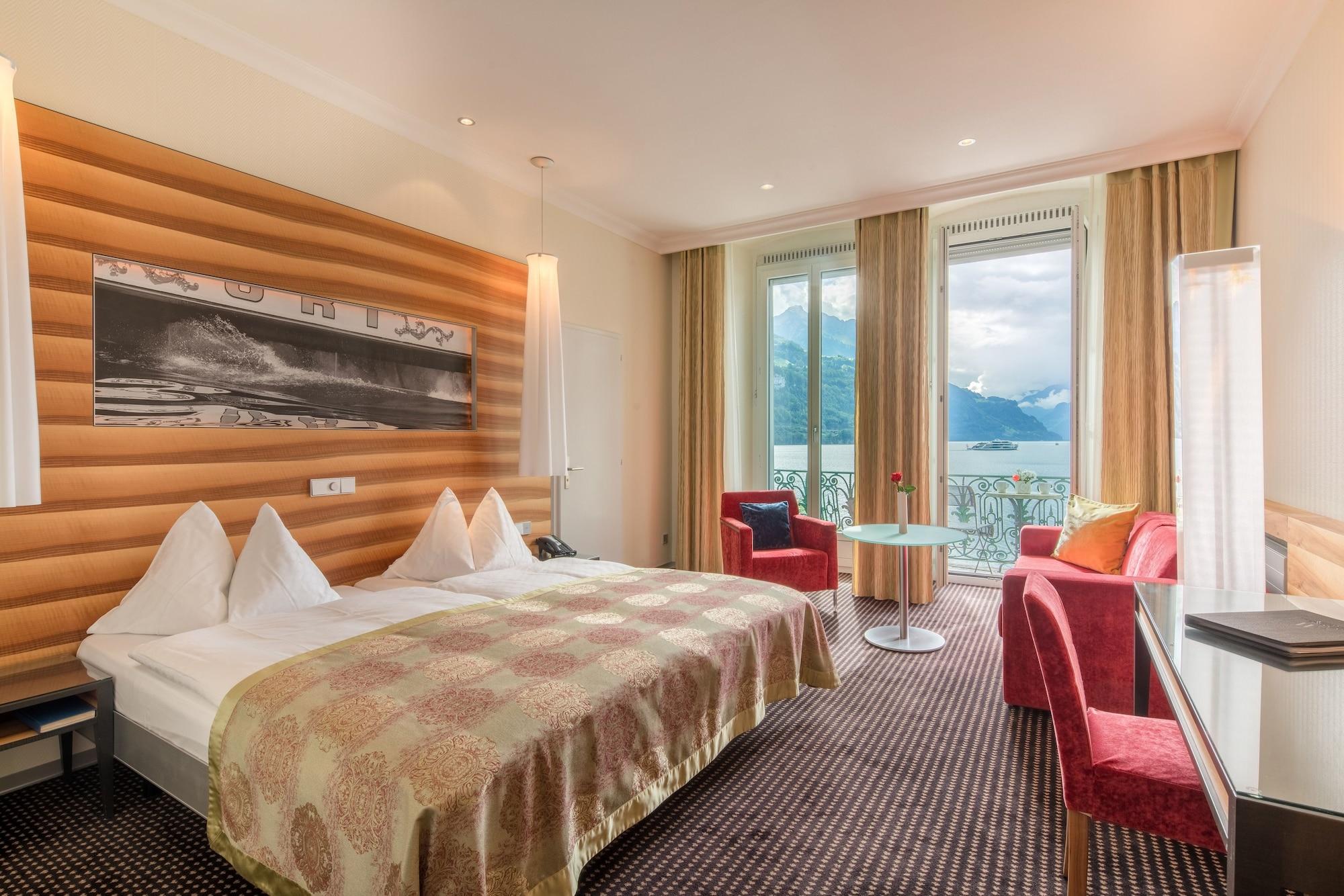 Seehotel Waldstaetterhof Swiss Quality Бруннен Экстерьер фото